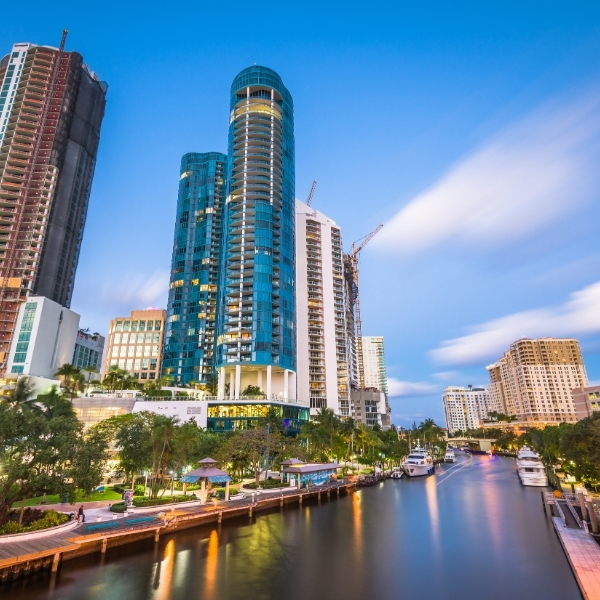 Beautiful city of Fort Lauderdale, FL